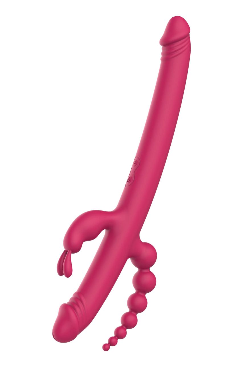 Dreamtoys Anywhere Pleasure Vibe - akkus, 4 ágú vibrátor (pink)