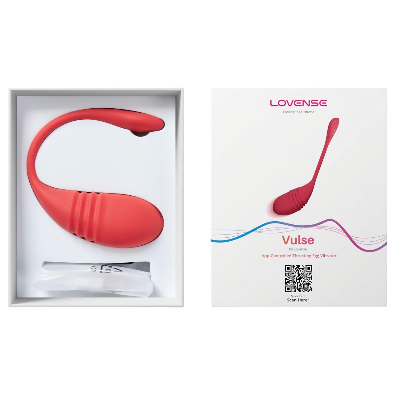 LOVENSE Vulse - okos, lökő vibrotojás (piros) LOVENSE Vulse - okos, lökő vibrotojás (piros)