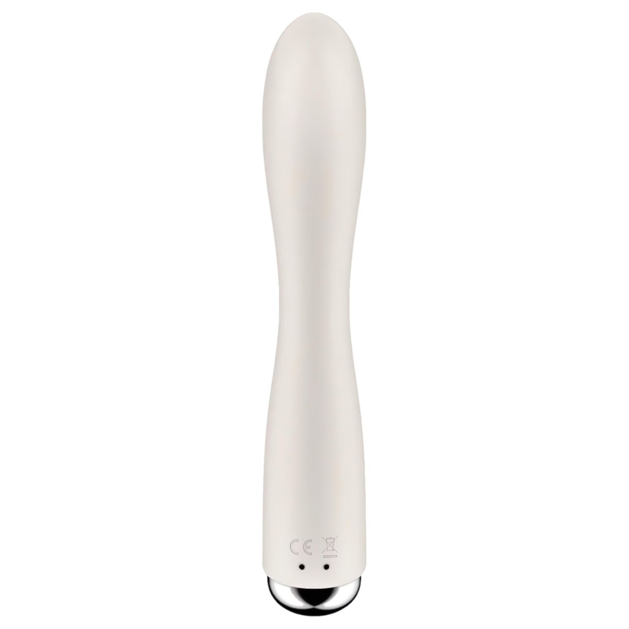 Satisfyer Spinning Rabbit 1 - forgó csiklókaros vibrátor (bézs)