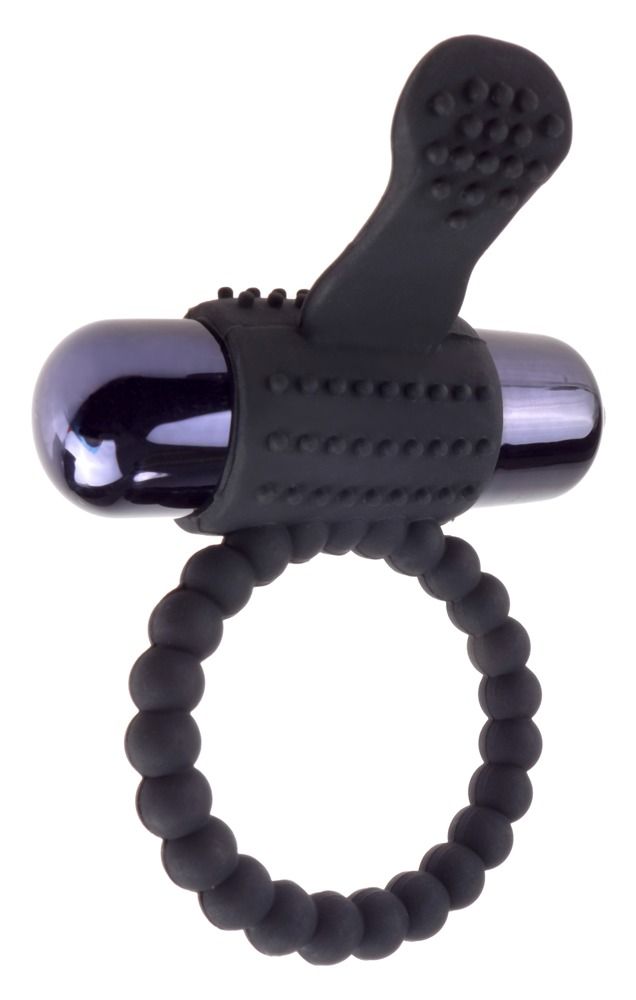 Pipedrem Fantasy C-Ringz - vibrációs péniszgyűrű (fekete)