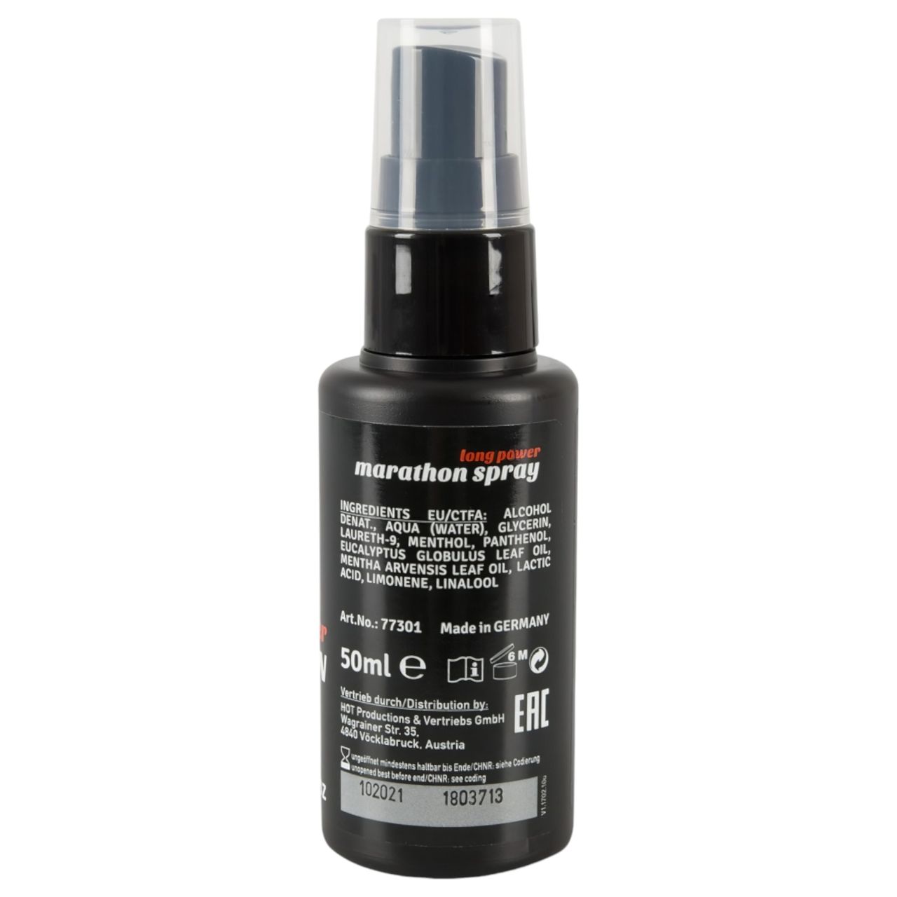 HOT Long Power Marathon - ejakuláció késleltető spray (50ml)