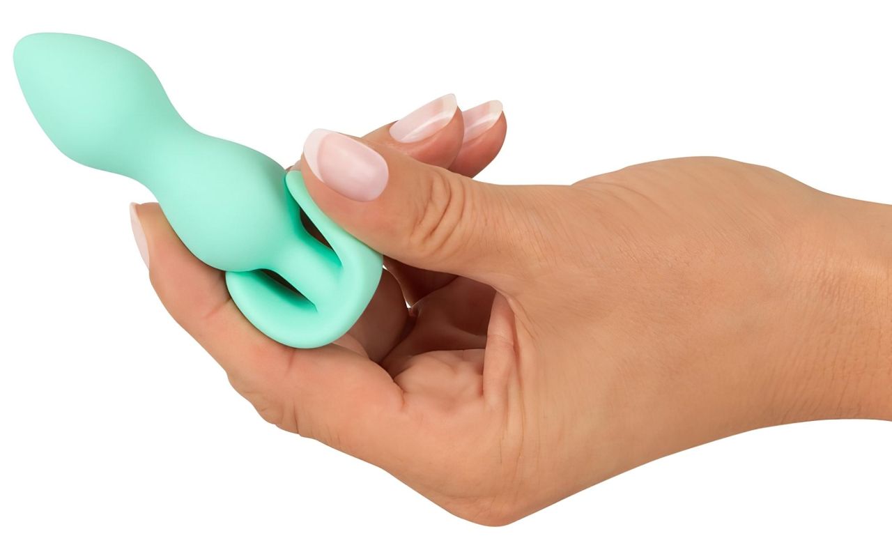 Cuties Mini Butt Plug - szilikon anál dildó - menta (2,3cm)