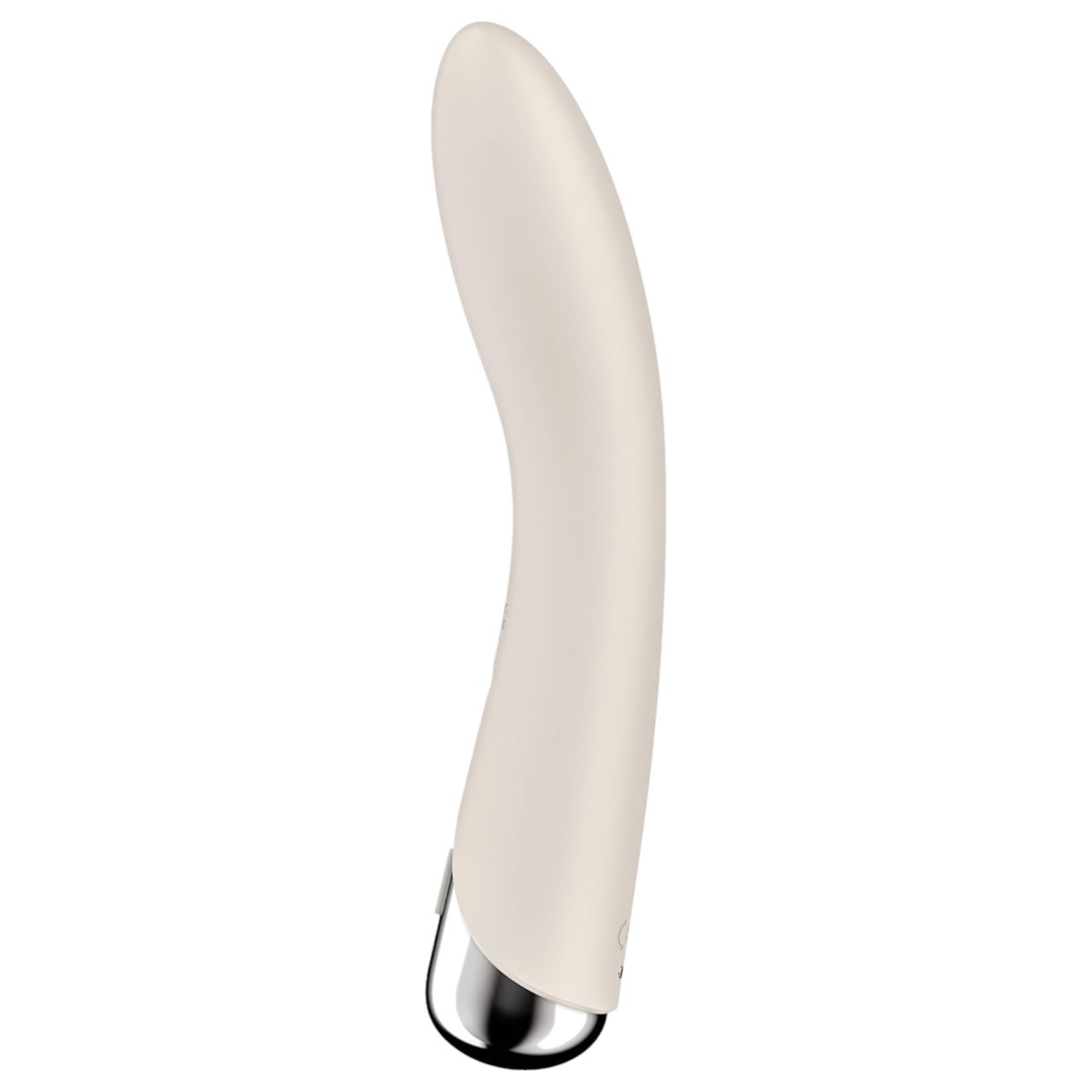 Satisfyer Spinning Vibe 1 - forgó fejes G-pont vibrátor (bézs)