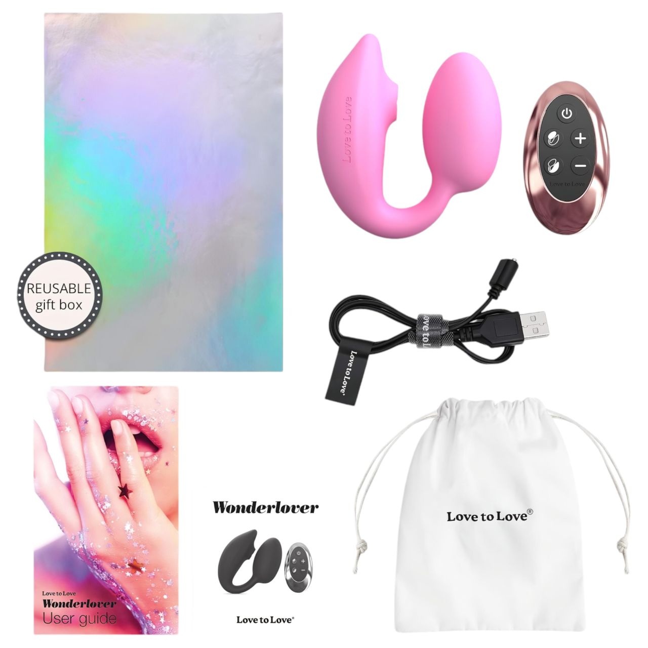 Love to Love Wonderlover - csiklóizgató G-pont vibrátor (pink) Love to Love Wonderlover - csiklóizgató G-pont vibrátor (pink)