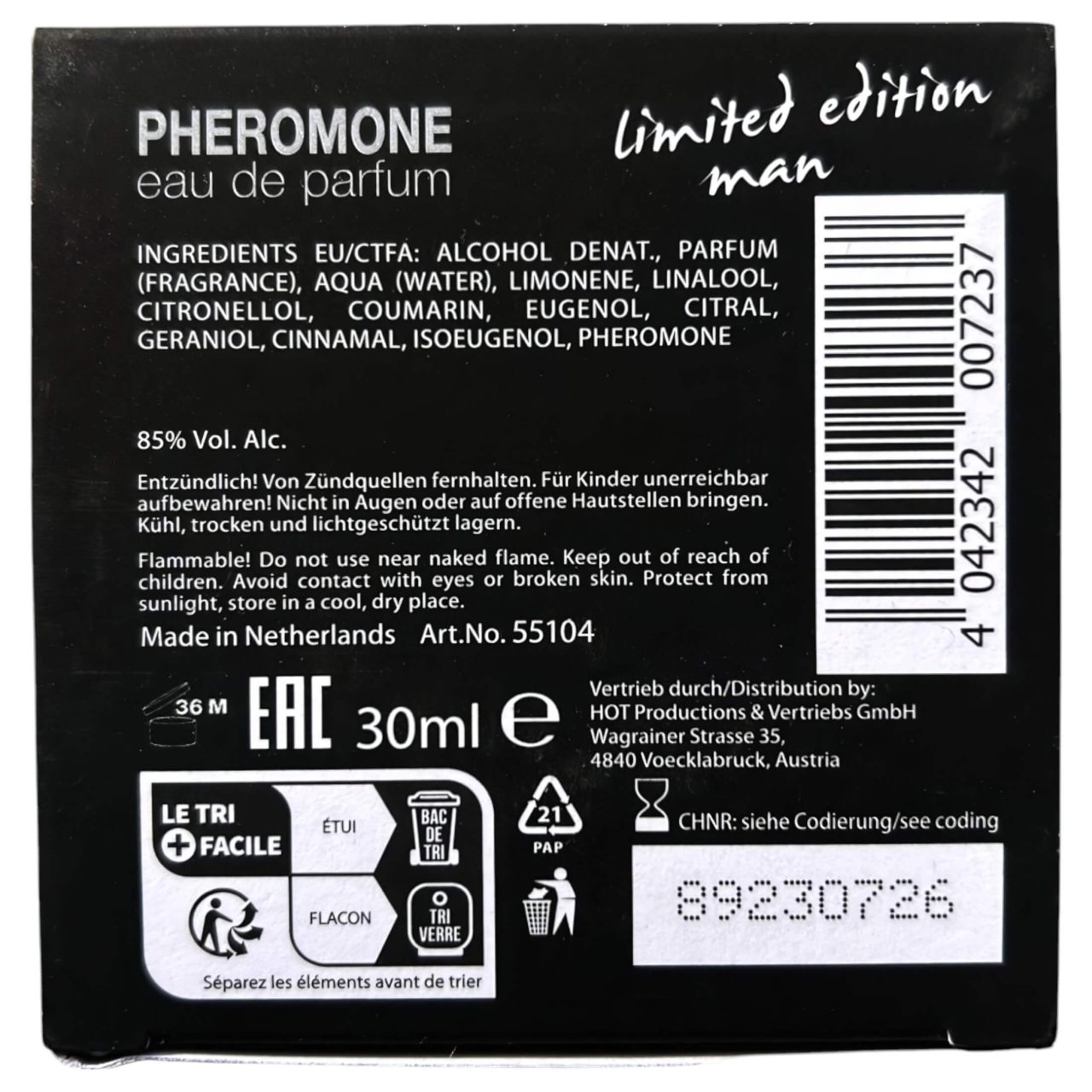 HOT Dubai - feromon parfüm férfiaknak (30ml) HOT Dubai - feromon parfüm férfiaknak (30ml)