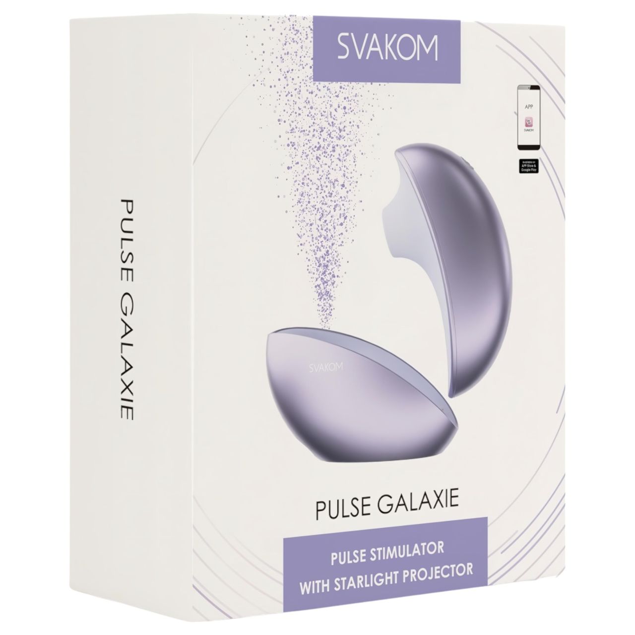/ Svakom Pulse Galaxie - léghullámos csiklóizgató (lila)