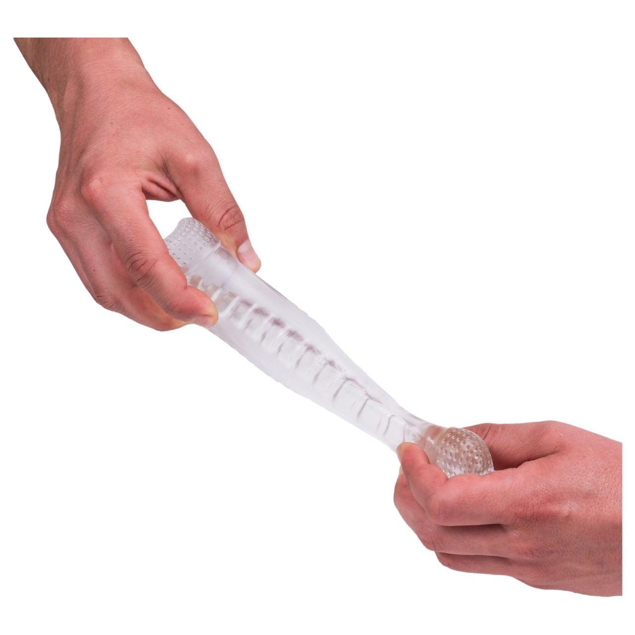 Desirel Vertigo - maszturbátor bordázott belsővel (átlátszó) Desirel Vertigo - maszturbátor bordázott belsővel (átlátszó)