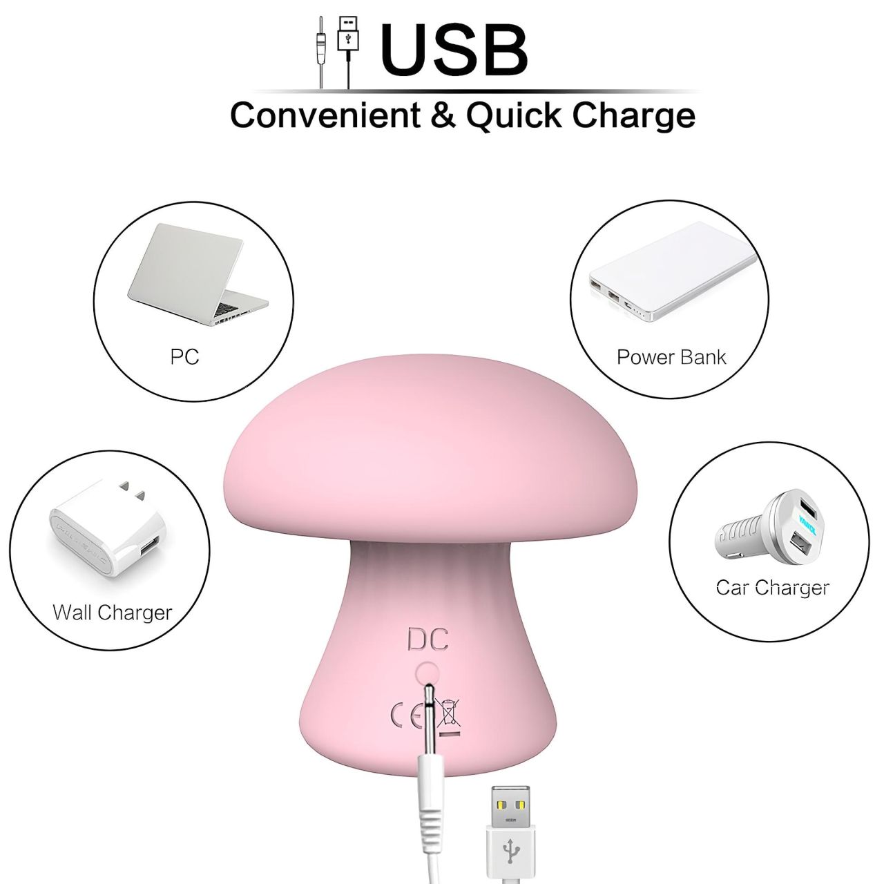 Magic Mushroom - akkus arcmasszírozó (pink) Magic Mushroom - akkus arcmasszírozó (pink)