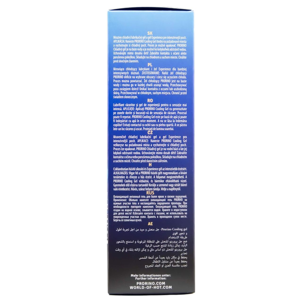 HOT Prorino - erős hűsítő intim krém férfiaknak (100ml) HOT Prorino - erős hűsítő intim krém férfiaknak (100ml)