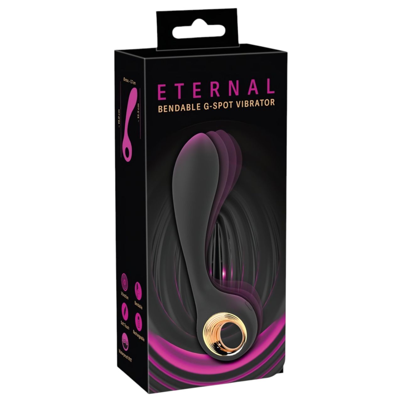 Eternal - hajlítható G-pont vibrátor (fekete) Eternal - hajlítható G-pont vibrátor (fekete)