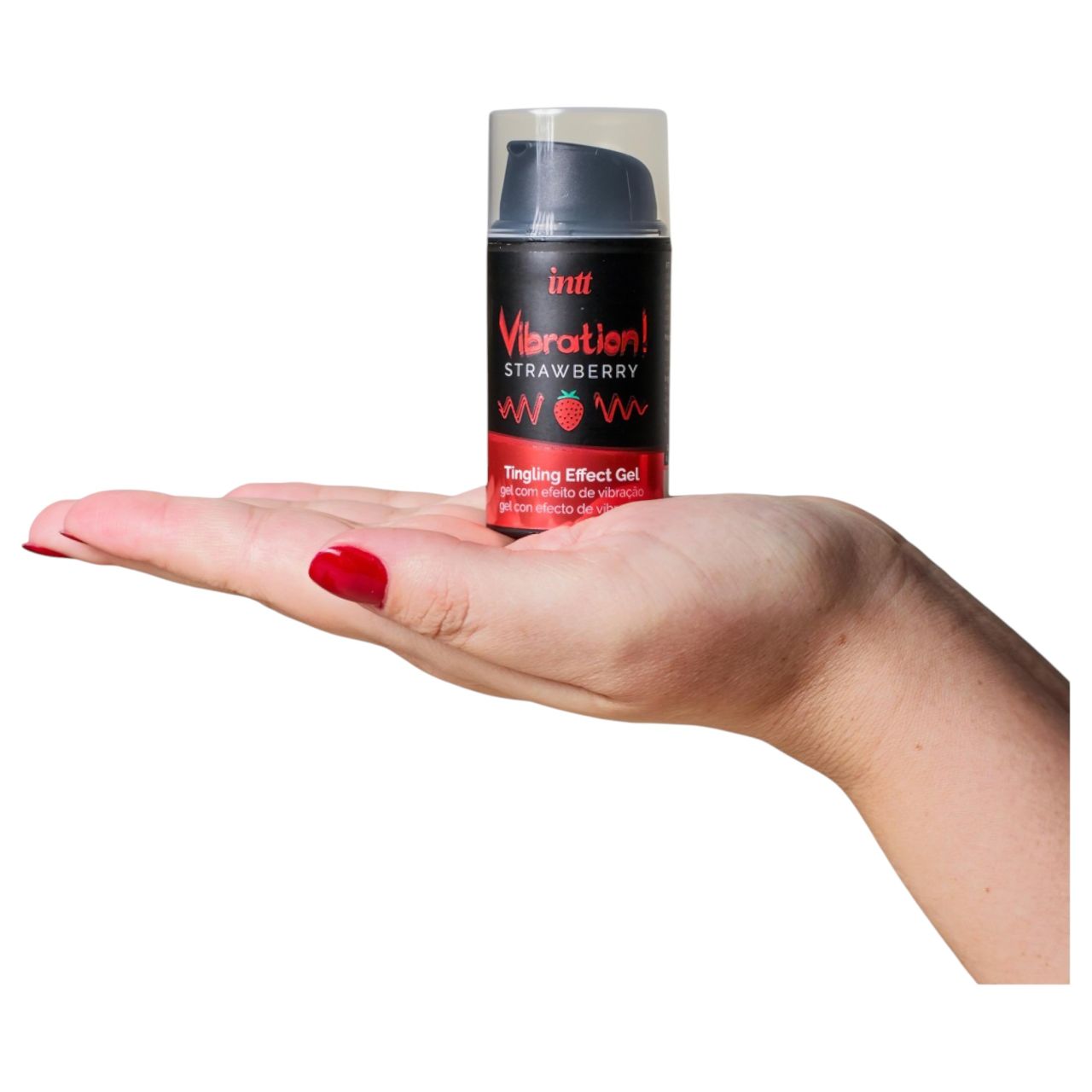 Intt Vibration! - folyékony vibrátor - eper (15ml) Intt Vibration! - folyékony vibrátor - eper (15ml)