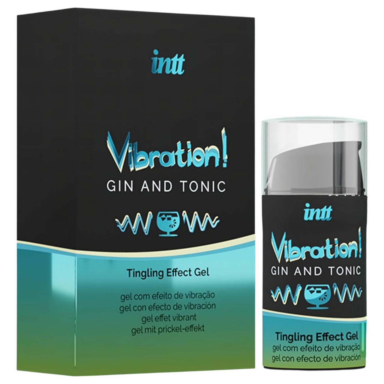 Intt Vibration! - folyékony vibrátor - Gin Tonic (15ml)