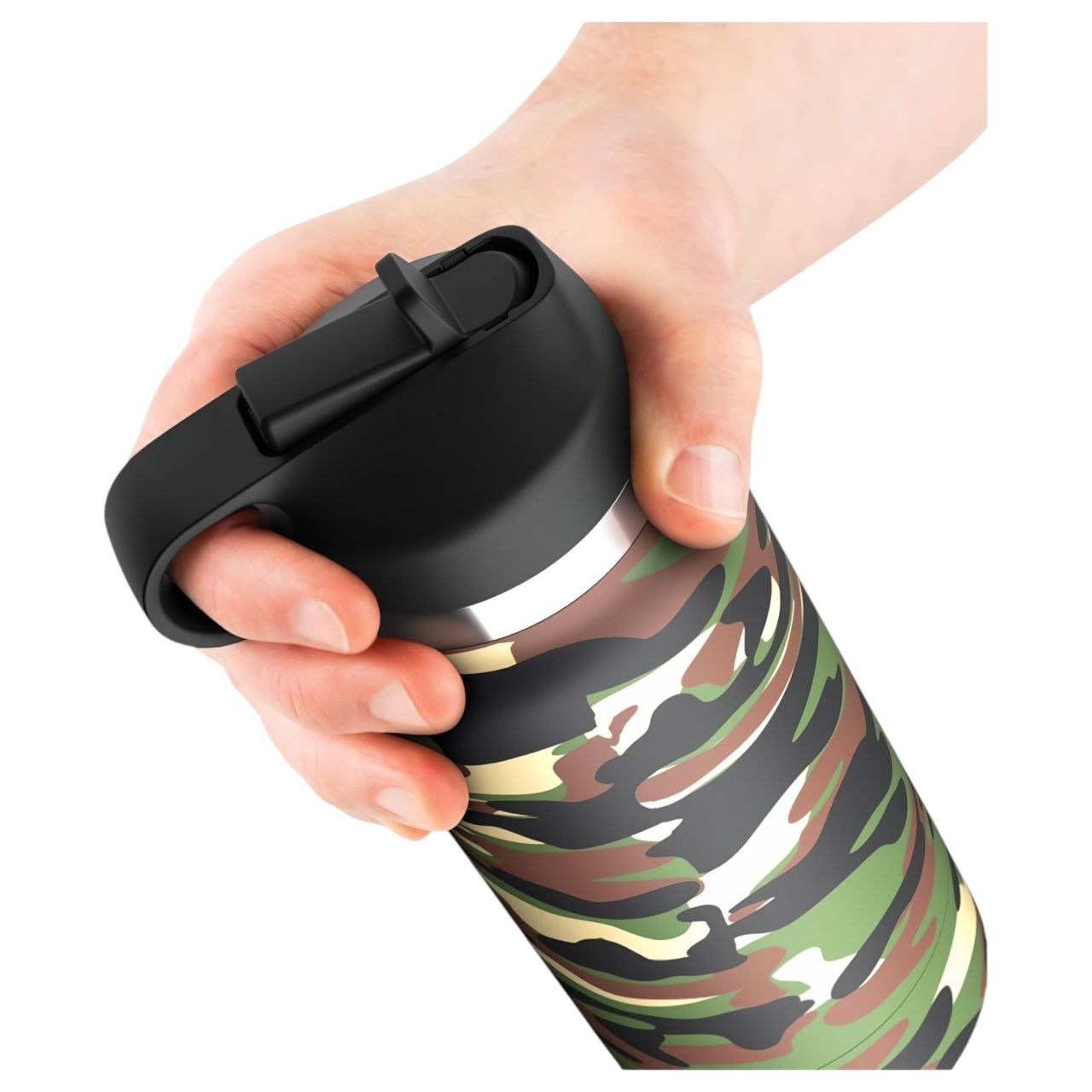 Fap Flask Happy Camper - maszturbátor kulacsban (zöld-fekete) Fap Flask Happy Camper - maszturbátor kulacsban (zöld-fekete)