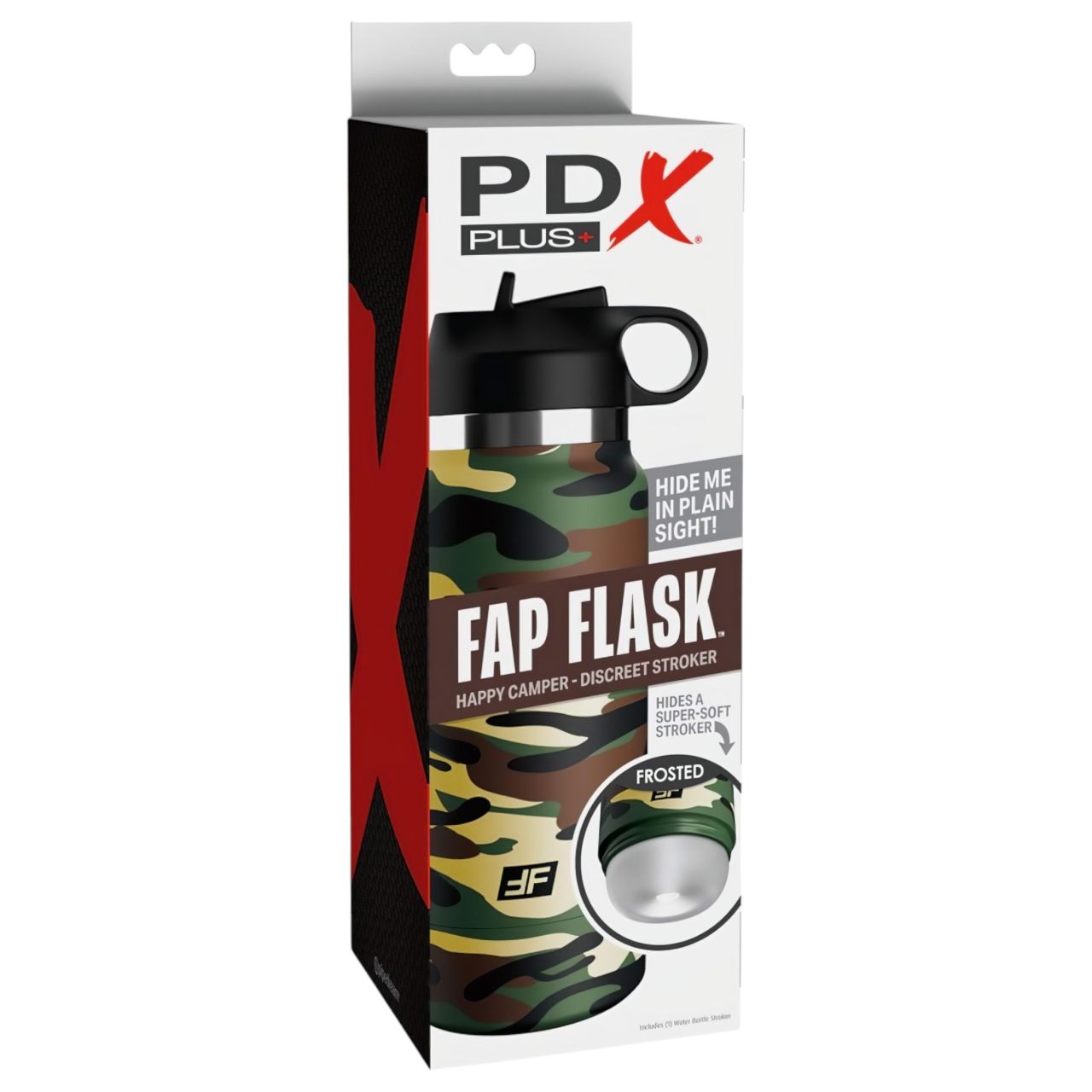 Fap Flask Happy Camper - maszturbátor kulacsban (zöld-fekete) Fap Flask Happy Camper - maszturbátor kulacsban (zöld-fekete)