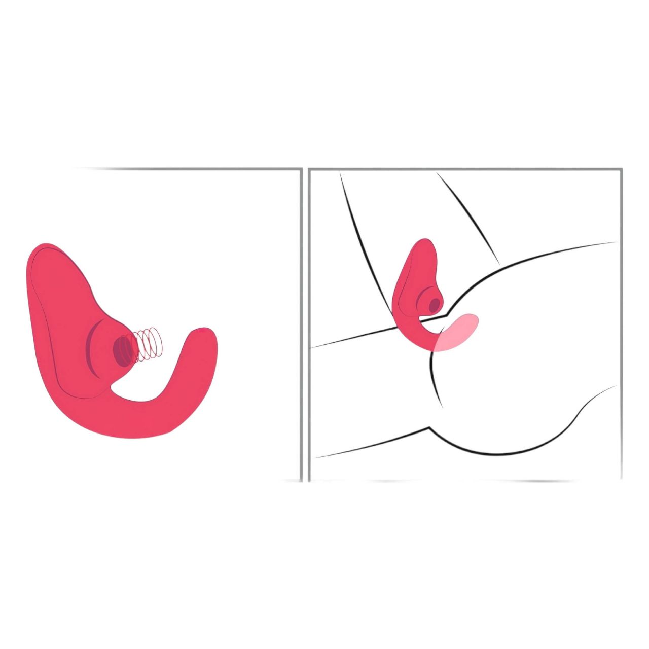 Womanizer Blend - G-pont vibrátor és csiklóizgató (korall) Womanizer Blend - G-pont vibrátor és csiklóizgató (korall)