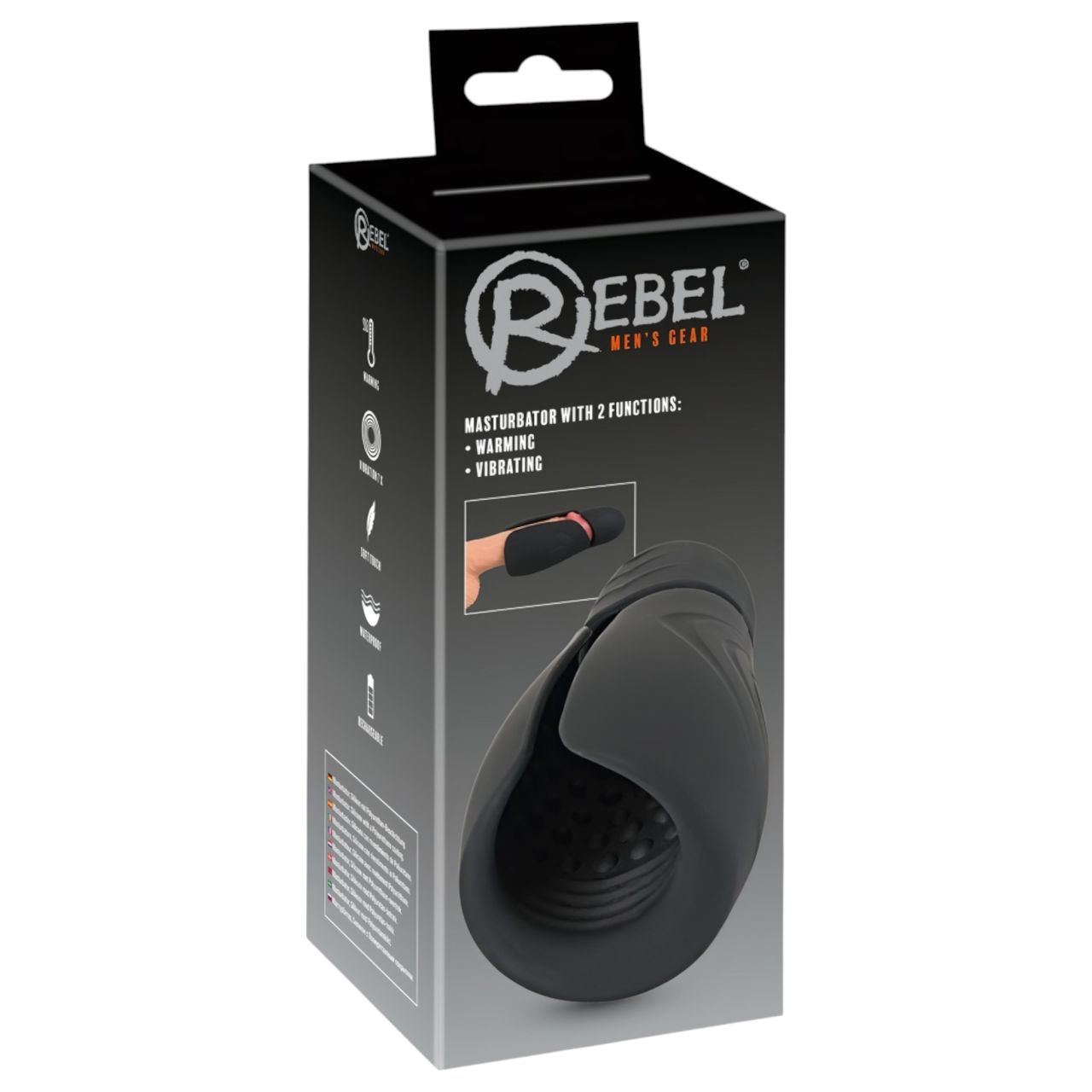 Rebel - akkus vízálló makkvibrátor (fekete) Rebel - akkus vízálló makkvibrátor (fekete)