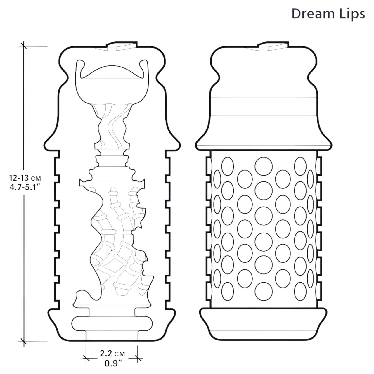 The Handy 1.1 - Dream Sleeve Lips mandzsetta (áttetsző)