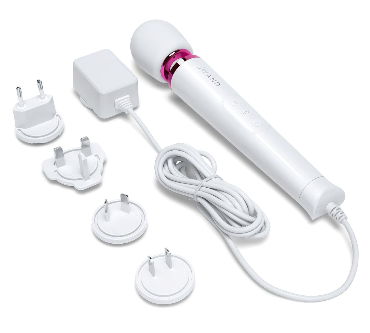 Le Wand Petite Plug-In - hálózati masszírozó vibrátor (fehér)