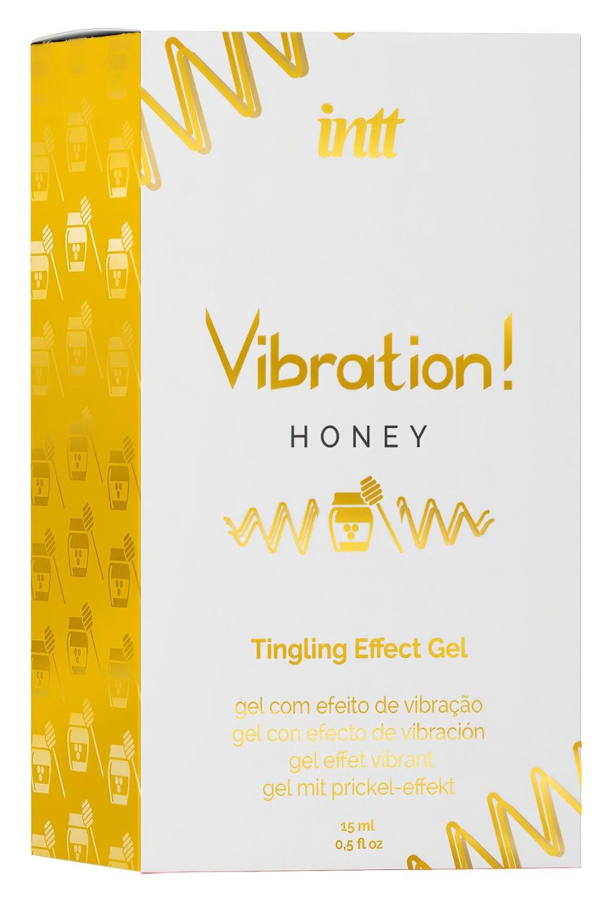 Intt Vibration! - folyékony vibrátor - méz (15ml)