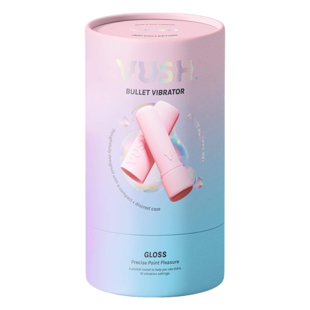 Vush Pop Gloss - akkus, vízálló minivibrátor (pink)