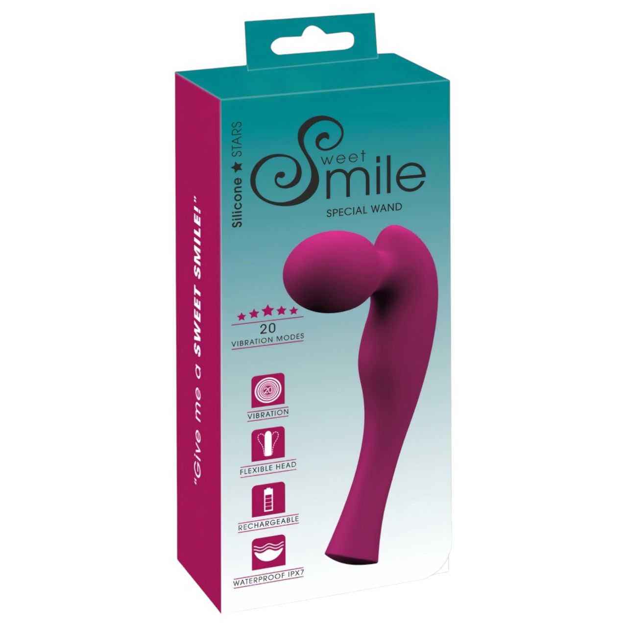 SMILE Special Wand - akkus masszírozó vibrátor (pink)