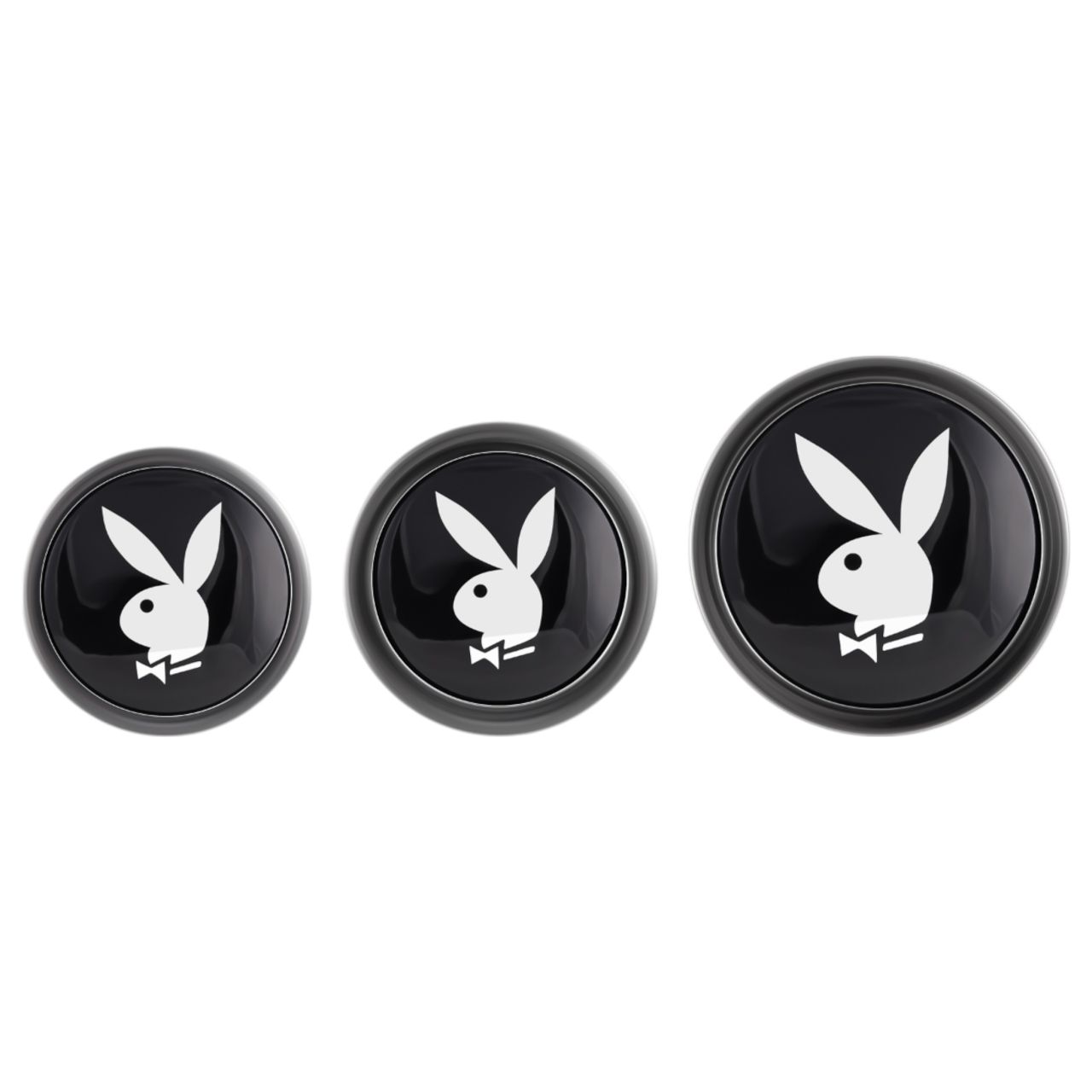 Playboy - anál plug szett - 3 részes (ezüst) Playboy - anál plug szett - 3 részes (ezüst)
