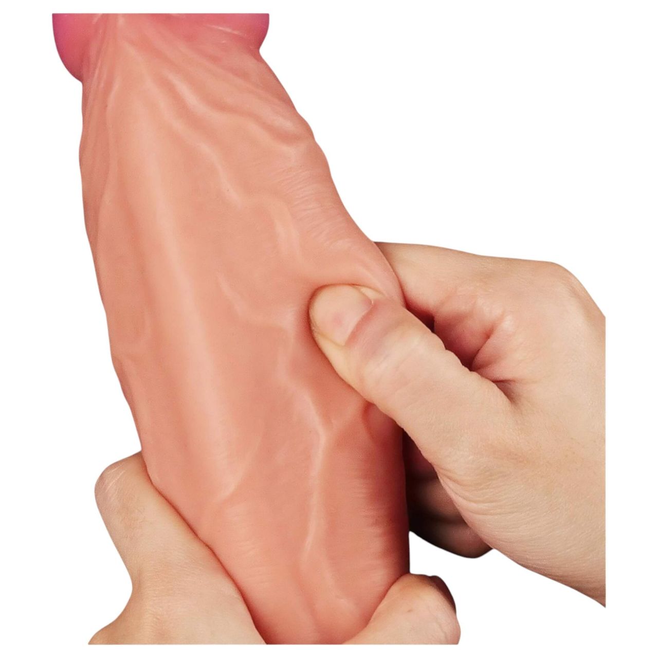 Lovetoy Nature Cock - kétrétegű élethű dildó - 25cm (natúr) Lovetoy Nature Cock - kétrétegű élethű dildó - 25cm (natúr)