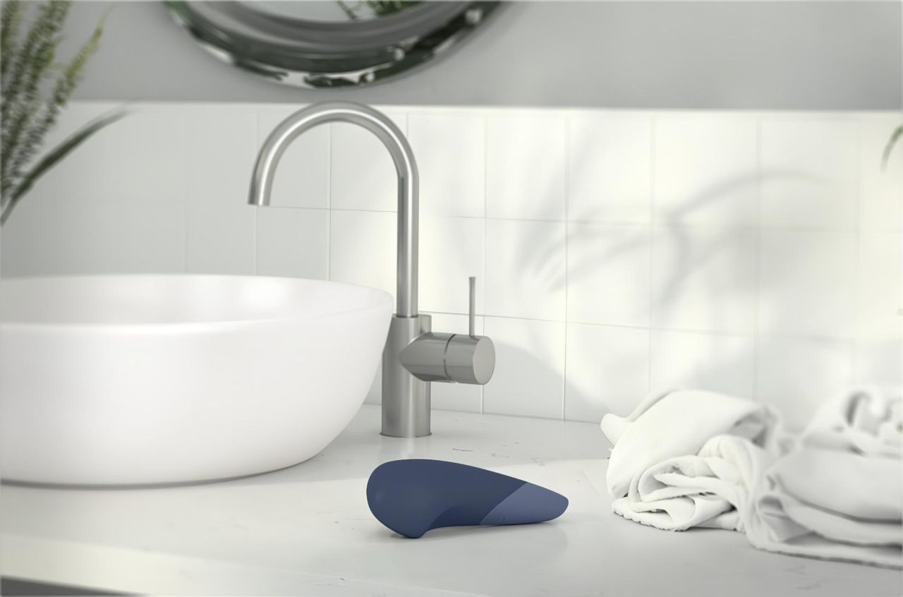 Womanizer Vibe - csikló vibrátor (kék)