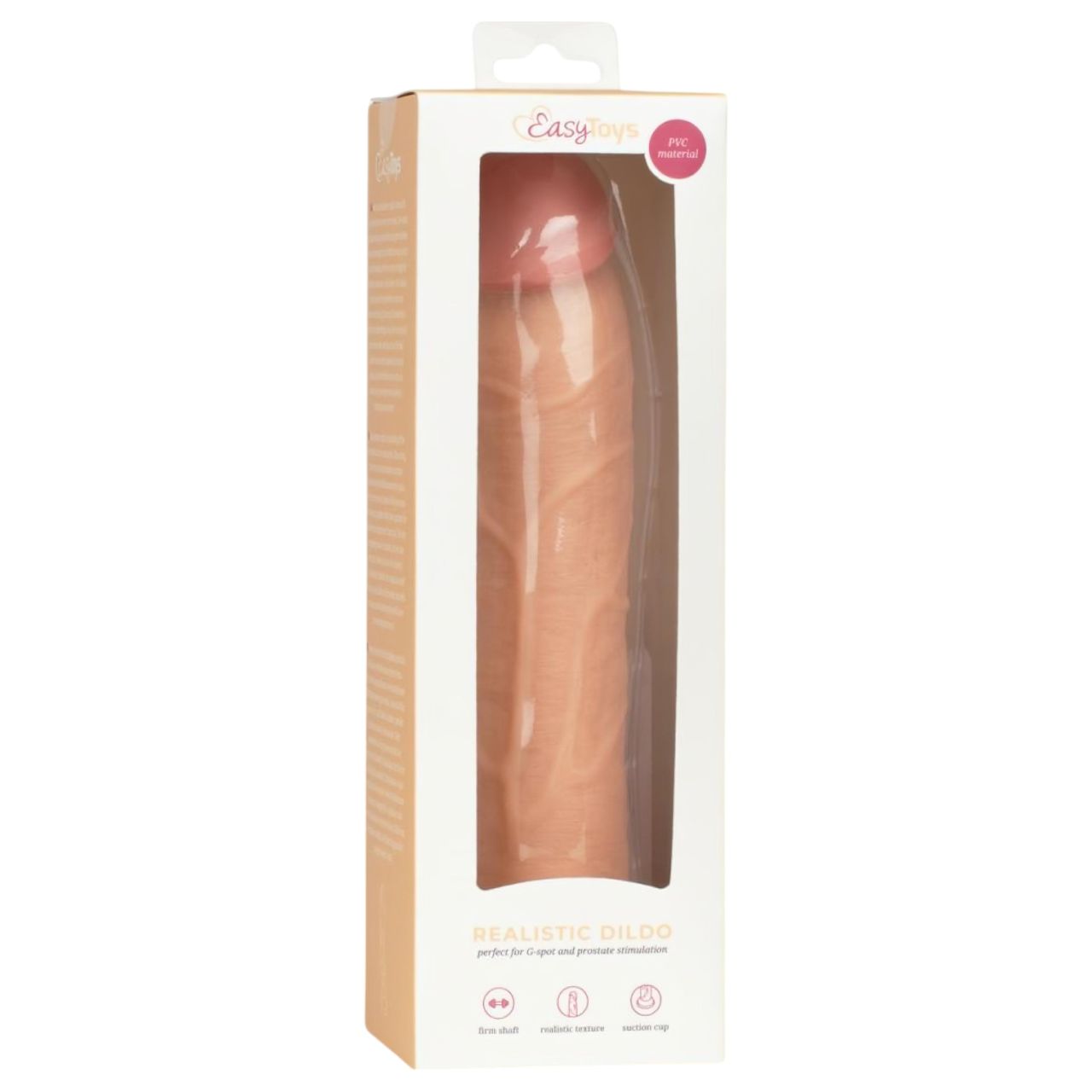 Easytoys - élethű dildó - 22,5 cm (natúr) Easytoys - élethű dildó - 22,5 cm (natúr)