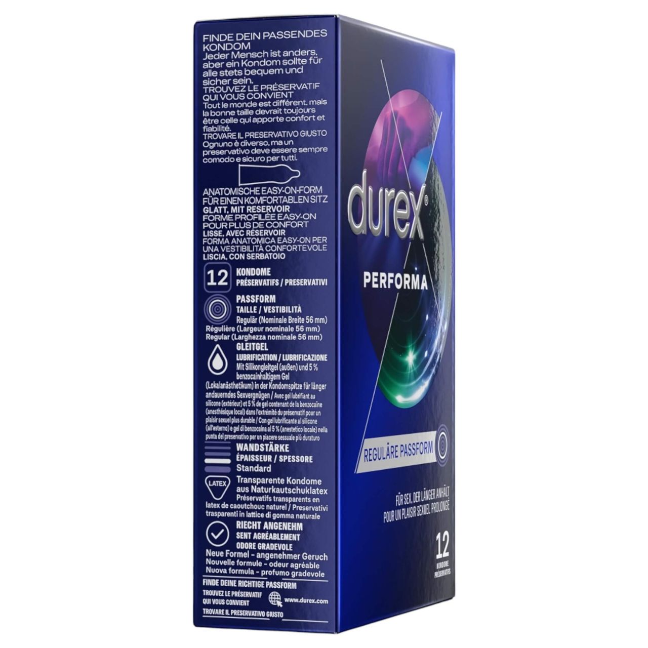 Durex Performa késleltető óvszer - 12 db