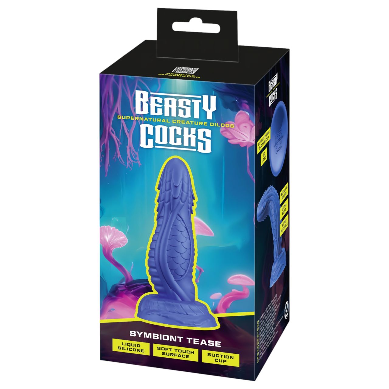 Beasty Cocks Symbiont Tease - Symbiota dildó (kék) Beasty Cocks Symbiont Tease - Symbiota dildó (kék)