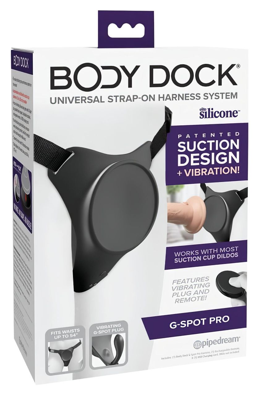 / Body Dock G-pont Pro - rádiós felcsatolható alsó (fekete) / Body Dock G-pont Pro - rádiós felcsatolható alsó (fekete)