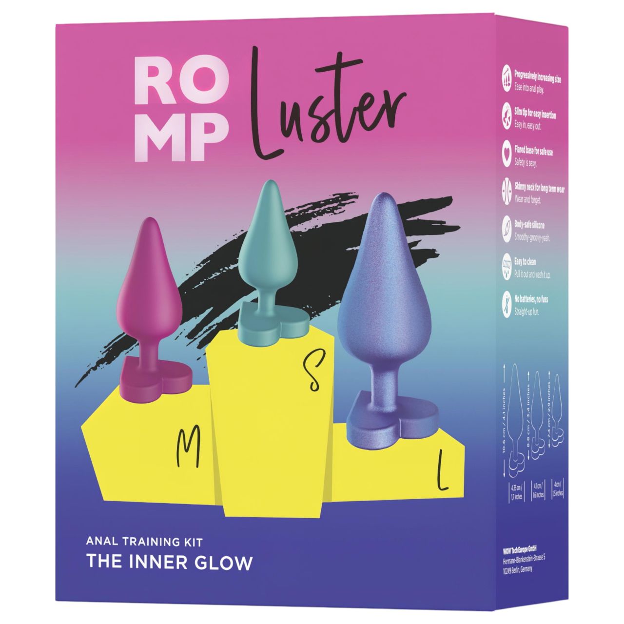 ROMP Luster - anál tréning szett (3db) ROMP Luster - anál tréning szett (3db)