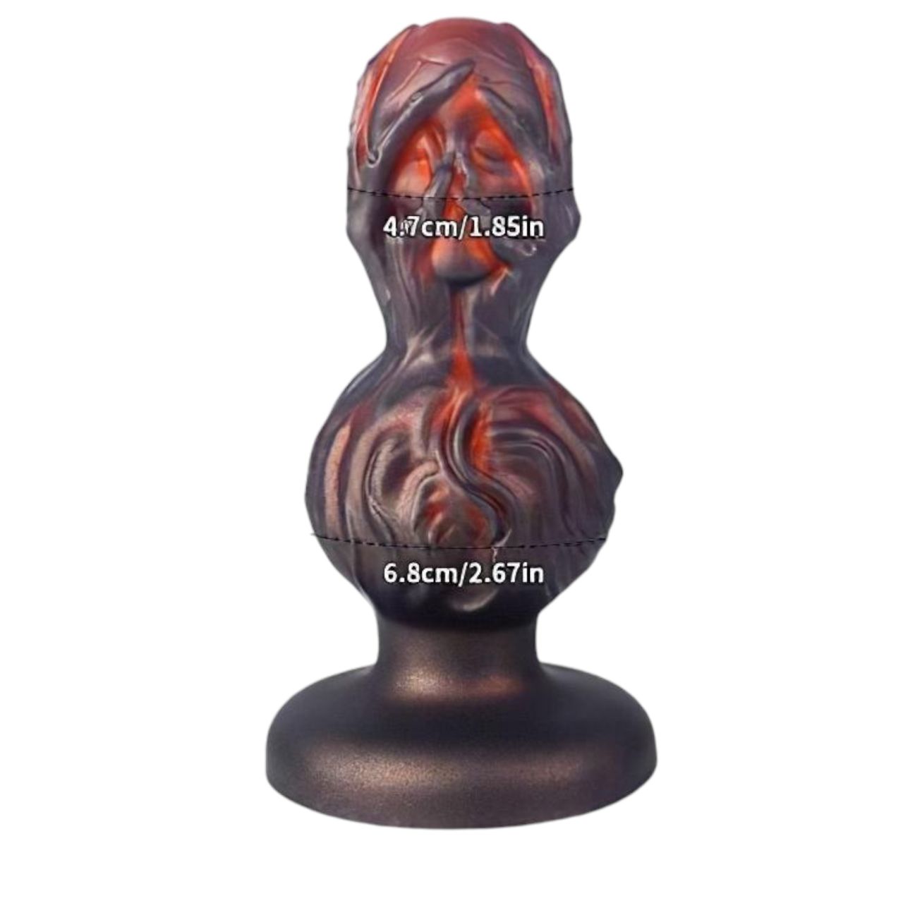 OgazR - gömbös anál dildó - 10,5cm (fekete) OgazR - gömbös anál dildó - 10,5cm (fekete)