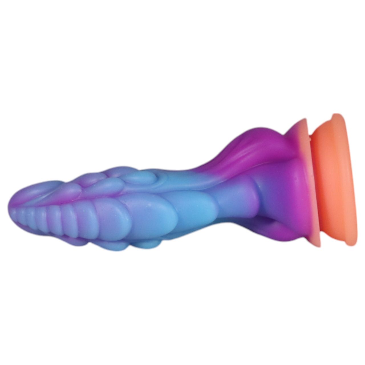 OgazR - világító sárkány dildó - 22cm (lila-rózsaszín) OgazR - világító sárkány dildó - 22cm (lila-rózsaszín)