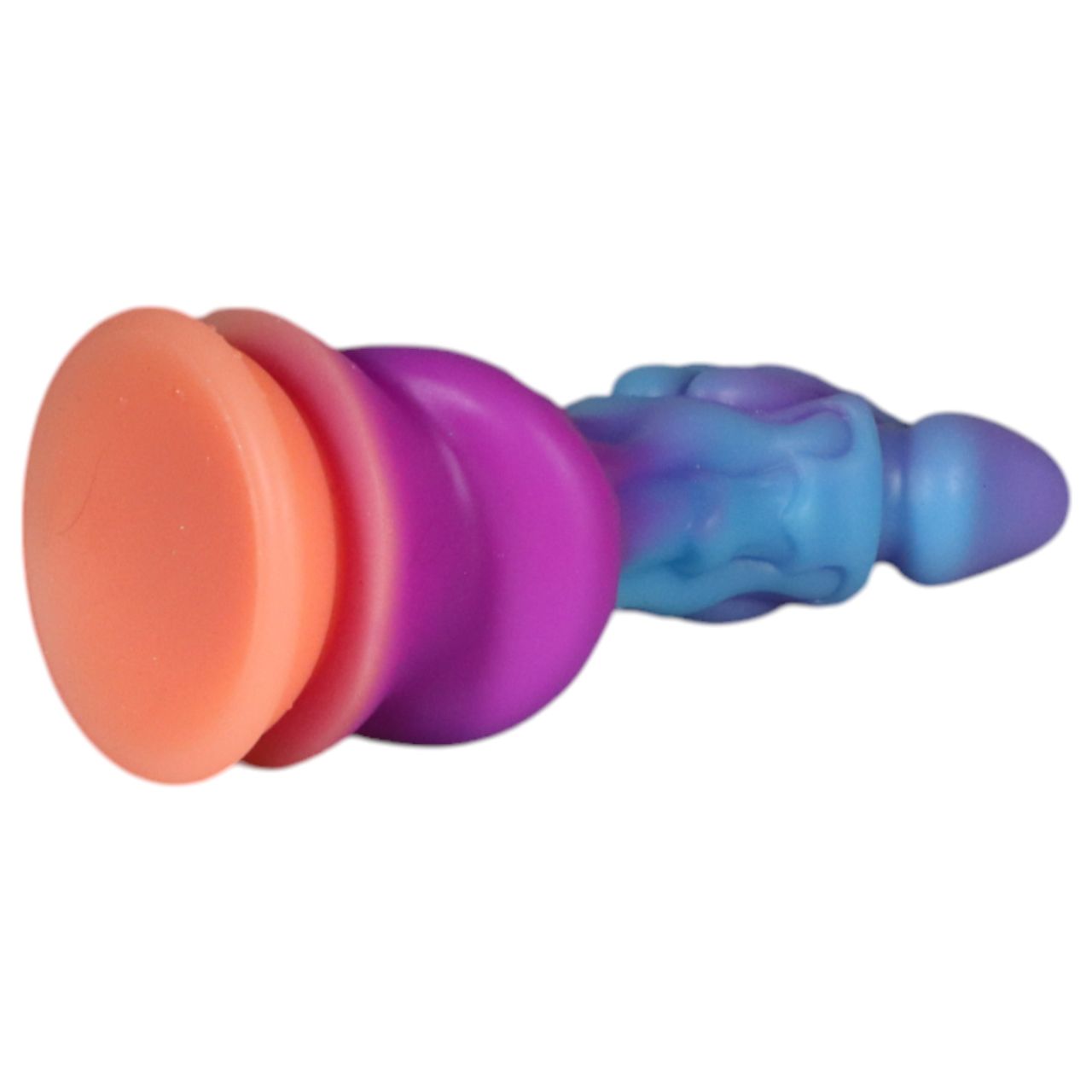 OgazR - világító sárkány dildó - 22cm (lila-rózsaszín) OgazR - világító sárkány dildó - 22cm (lila-rózsaszín)