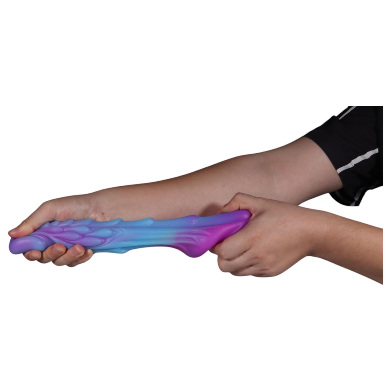 OgazR - világító sárkány dildó - 22cm (lila-rózsaszín) OgazR - világító sárkány dildó - 22cm (lila-rózsaszín)