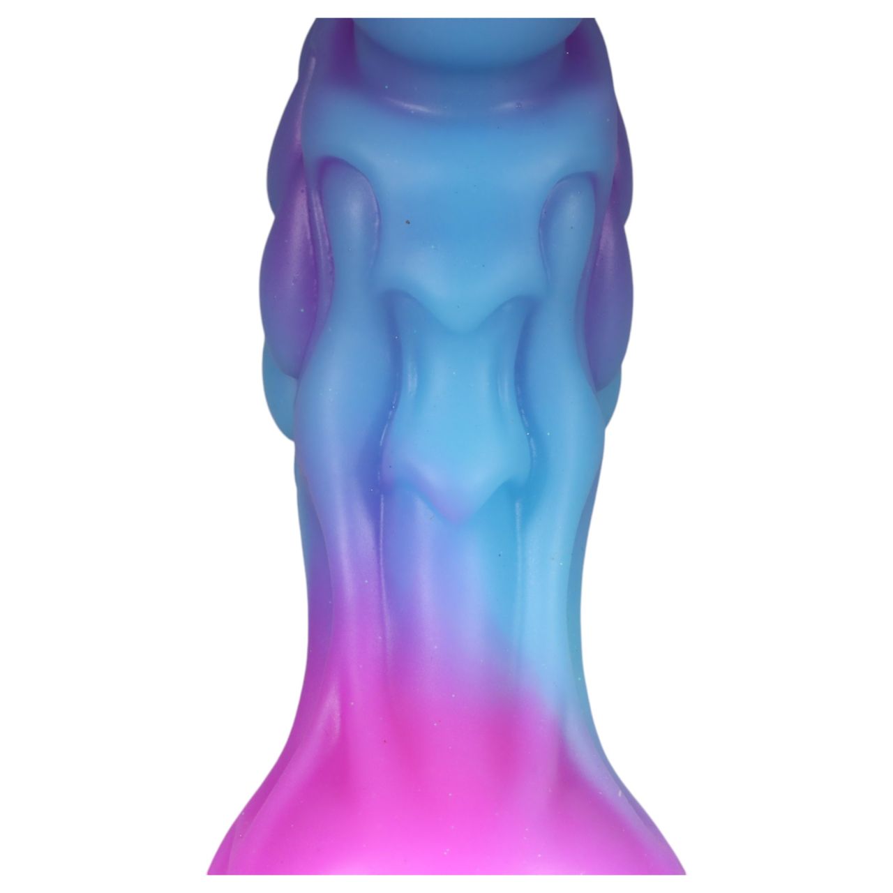 OgazR - világító sárkány dildó - 22cm (lila-rózsaszín) OgazR - világító sárkány dildó - 22cm (lila-rózsaszín)