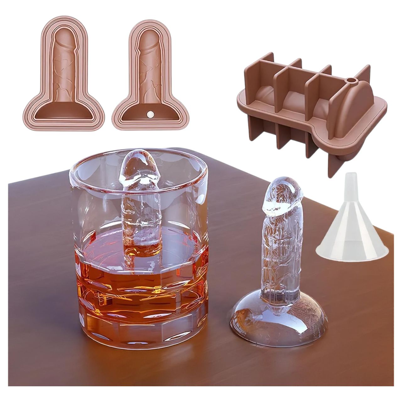 Dildó jégkocka készítő (kék) Dildó jégkocka készítő (kék)