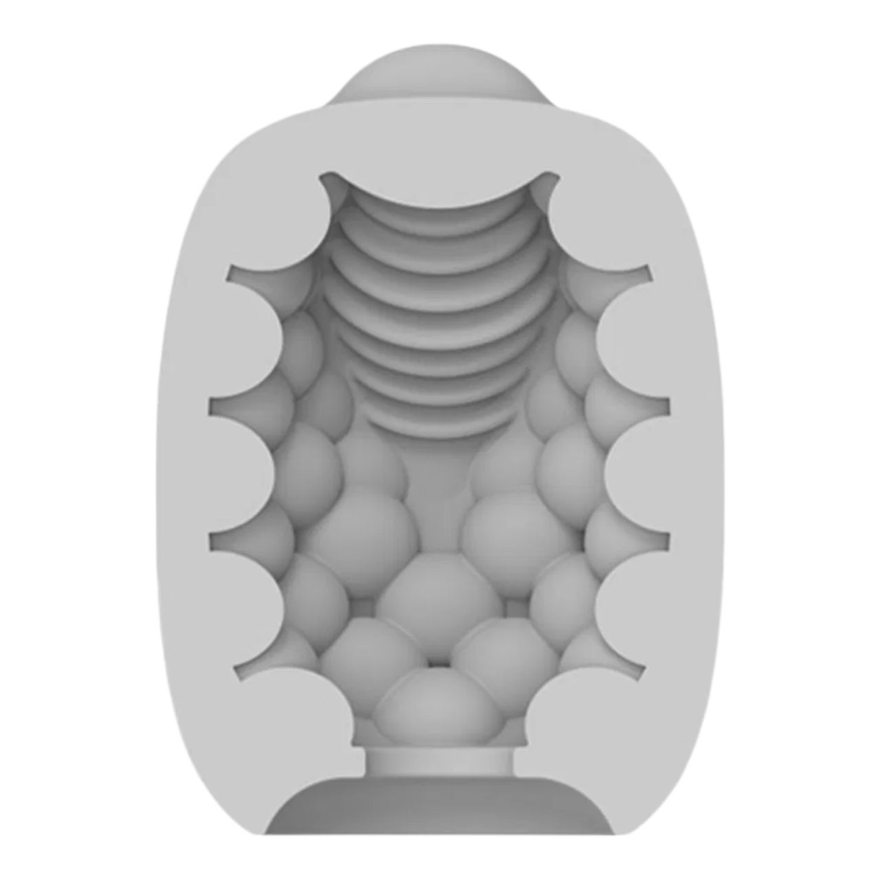 VIBEGGS Blow Misty - vibrációs tojás maszturbátor (fehér) VIBEGGS Blow Misty - vibrációs tojás maszturbátor (fehér)