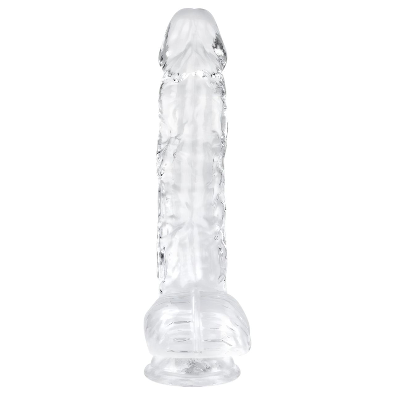EasyToys - herés dildó - 13,5cm (átlátszó) EasyToys - herés dildó - 13,5cm (átlátszó)