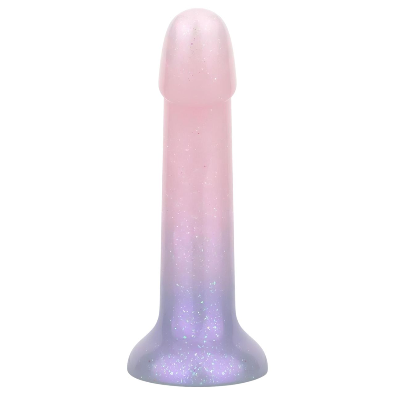 EasyToys Mermaid - csillámos dildó - 15cm (pink) EasyToys Mermaid - csillámos dildó - 15cm (pink)