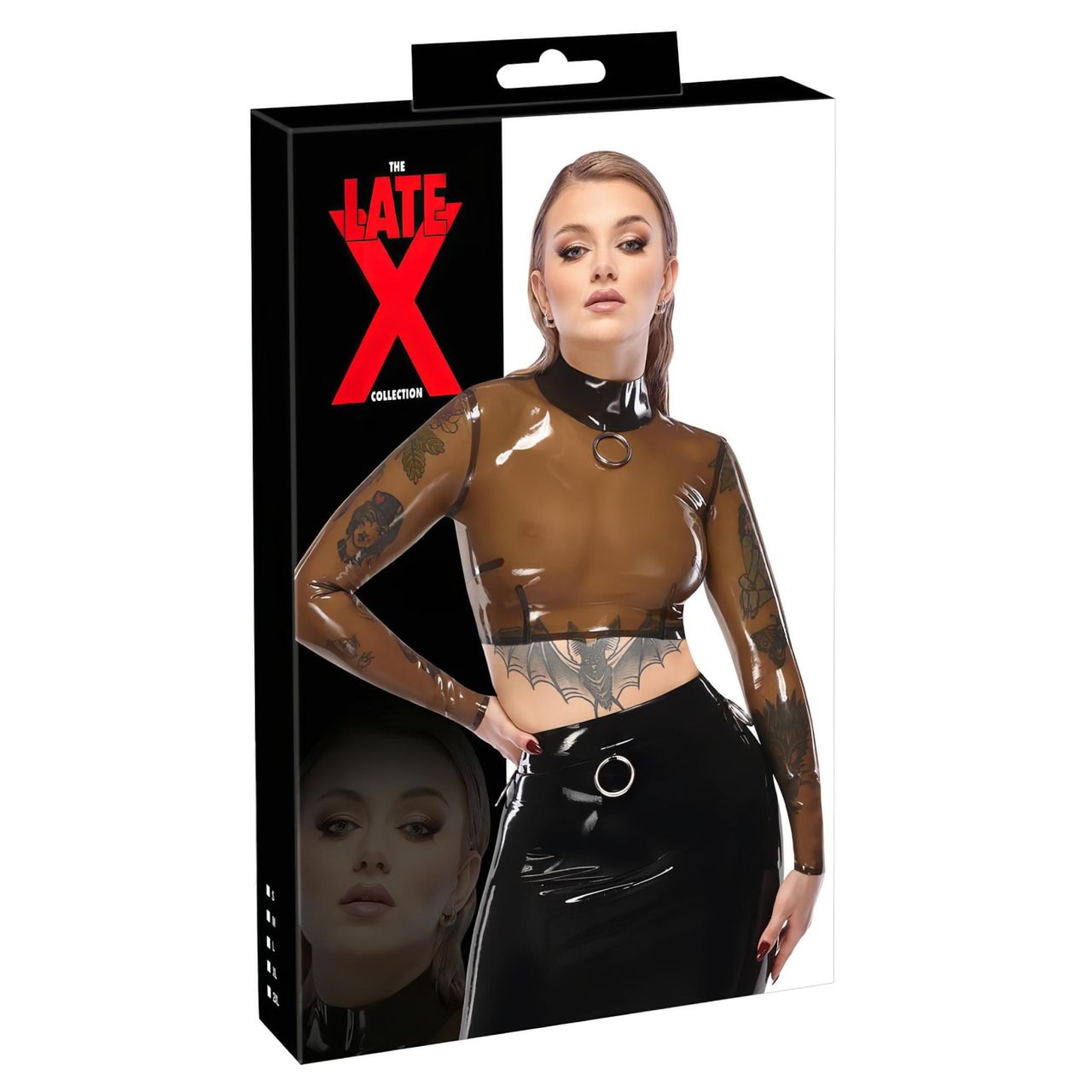 LATEX - áttetsző latex felső (áttetsző-fekete) LATEX - áttetsző latex felső (áttetsző-fekete)