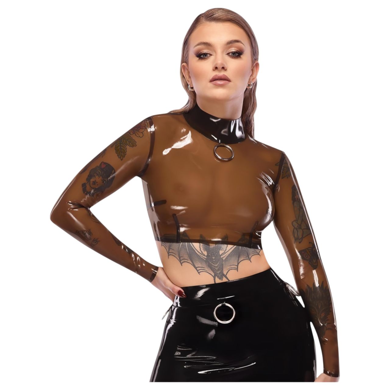 LATEX - áttetsző latex felső (áttetsző-fekete) LATEX - áttetsző latex felső (áttetsző-fekete)