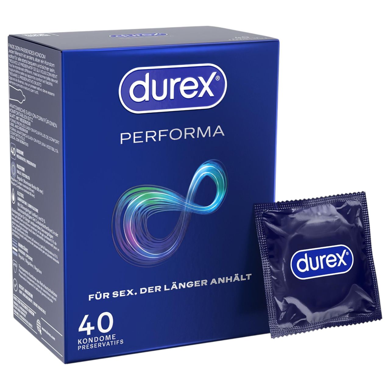 Durex Performa - késleltető óvszer (40db) Durex Performa - késleltető óvszer (40db)