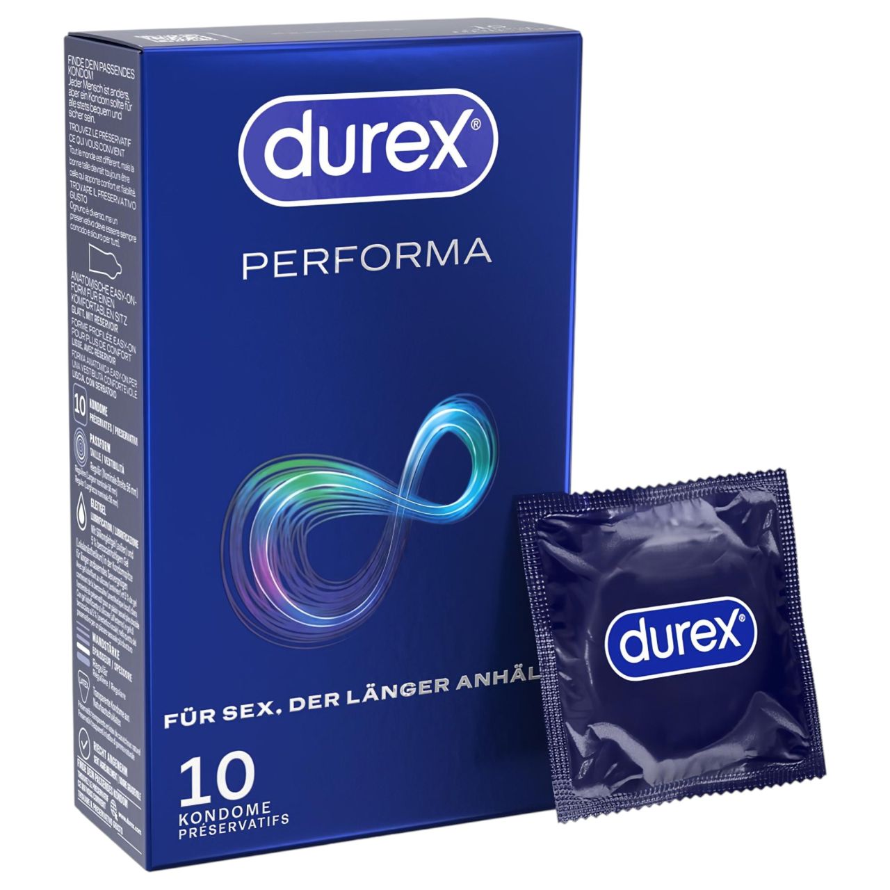 Durex Performa - késleltető óvszer (10db) Durex Performa - késleltető óvszer (10db)