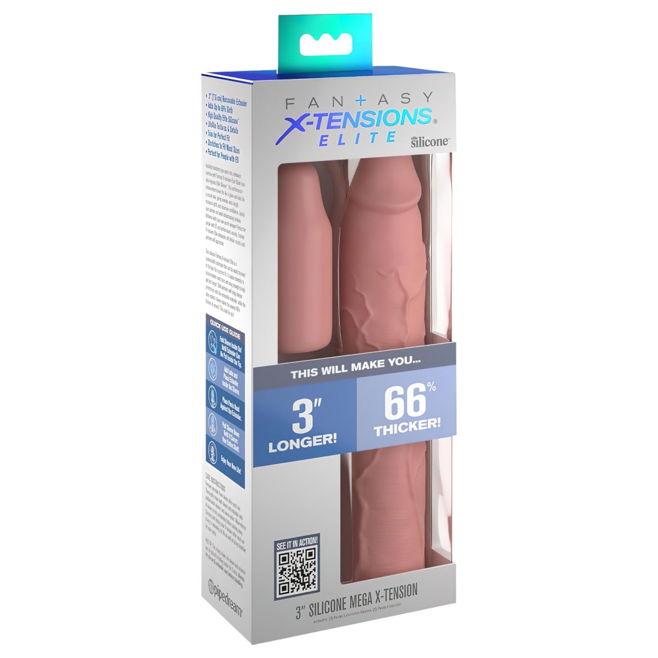 X-TENSION Elite 3 - méretre vágható péniszköpeny (natúr) X-TENSION Elite 3 - méretre vágható péniszköpeny (natúr)