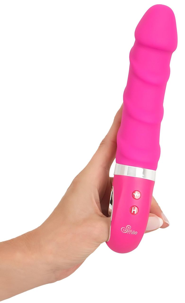 SMILE Soft - akkus, melegítő vibrátor (pink)