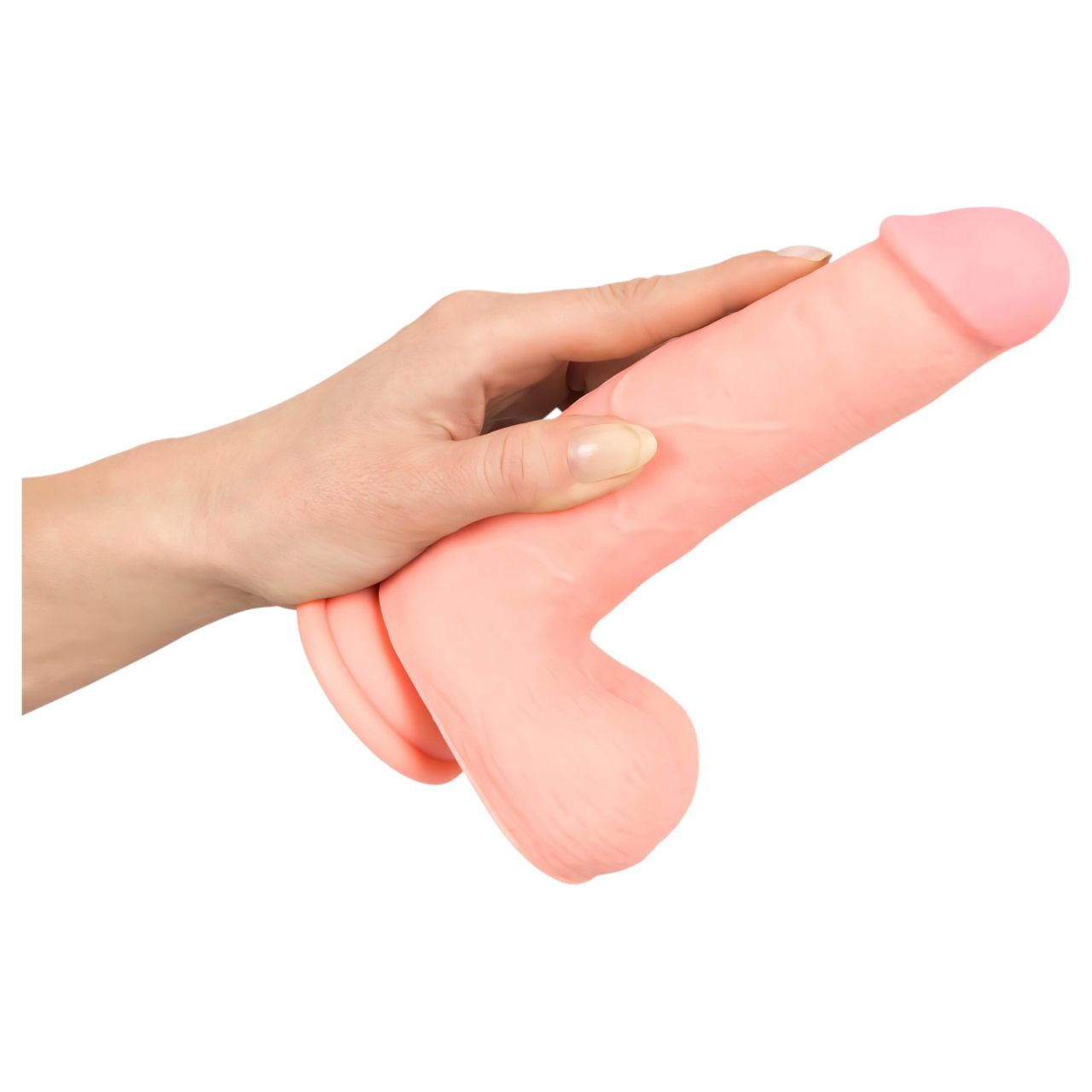 Medical - egyenes orvosi szilikon dildó (20cm) - natúr Medical - egyenes orvosi szilikon dildó (20cm) - natúr