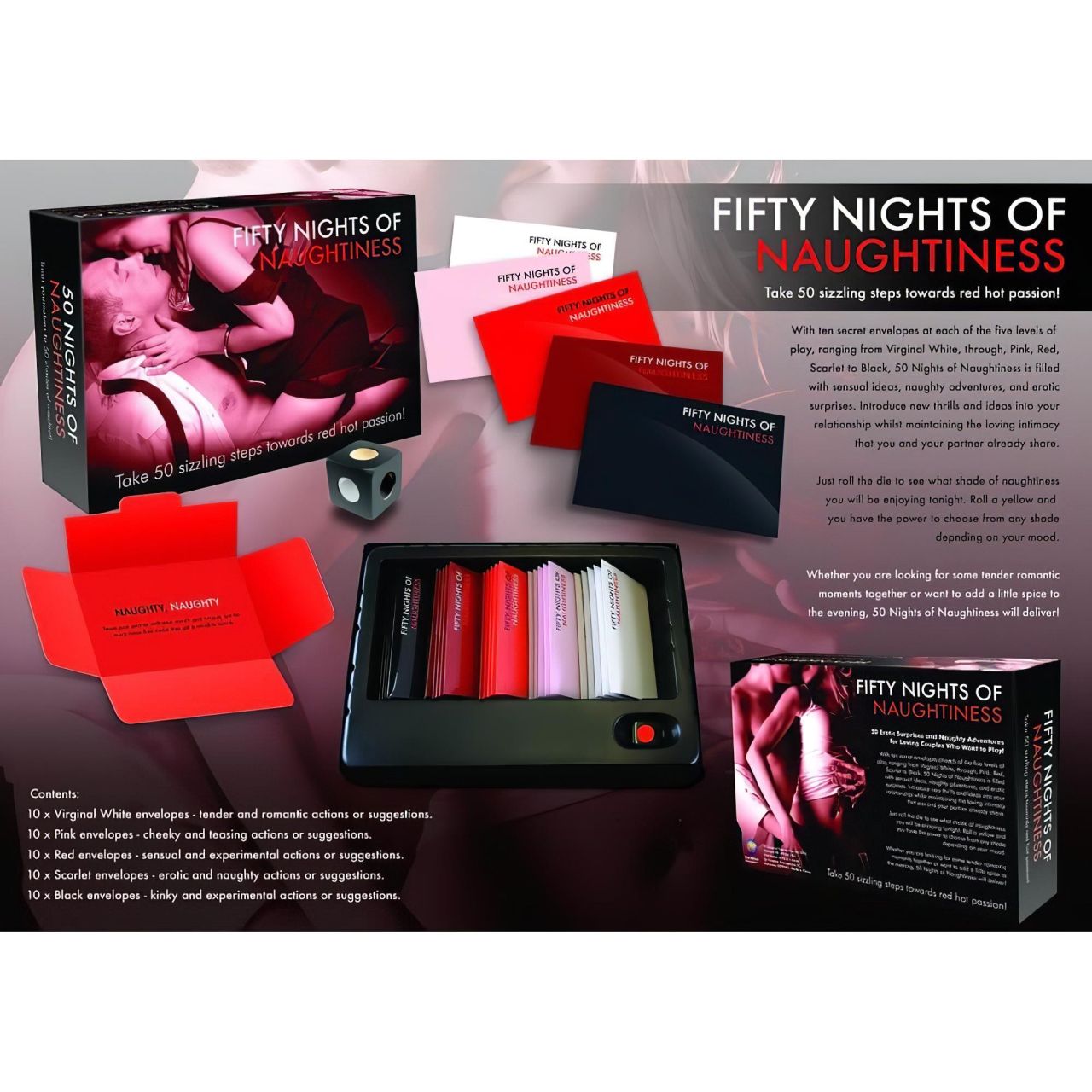 FIFTY NIGHTS OF NAUGHTINESS - szex társasjáték (angol nyelven) FIFTY NIGHTS OF NAUGHTINESS - szex társasjáték (angol nyelven)